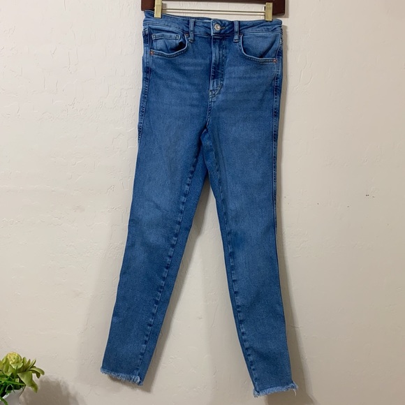 We The Free highrise jeggins skinny raw hem size 28 - Picture 2 of 16